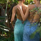 Diamond Rococo Backless Mermaid Gown by Andrea & Leo Couture A1170 - Special Occasion