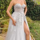 Lace Strapless Sweetheart Ballgown by Andrea & Leo Couture A1127 - Special Occasion