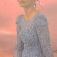 Beaded Long Sleeve A-Line Gown by Andrea & Leo Couture A1167 - Special Occasion/Curves