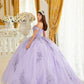 Off The Shoulder Floral Quinceanera Ball Gown By Ladivine 15702