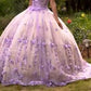 Off The Shoulder Floral Quinceanera Ball Gown By Ladivine 15704