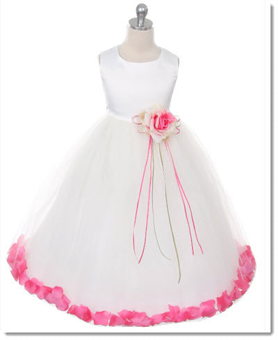 Sequin Top Petal Flower Girl Dress 2of 2 by AS160C Kids Dream - Girl Formal Dresses