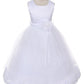 Satin Flower Petal White Flower Girl Dress 1of2 by AS160B Kids Dream - Girl Formal Dresses