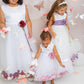 Satin Flower Petal Ivory Flower Girl Dress 1of2 by AS160B Kids Dream - Girl Formal Dresses