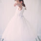 Flower Embroidered Tulle Flower Girl Dress by AS368 Kids Dream - Girl Formal Dresses