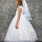 Luxurious Princess Floral Trim Girl Party Dress by AS458-A Kids Dream - Girl Formal Dresses