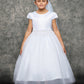 Chandelier Trim Communion Flower Girl Dress by AS460 Kids Dream - Girl Formal Dresses