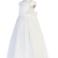 Chandelier Trim Communion Flower Girl Dress by AS460 Kids Dream - Girl Formal Dresses