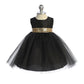 Baby Gold Silver Sequin V Back Girl Party Dress- AS498B Kids Dream