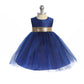 Baby Gold Silver Sequin V Back Girl Party Dress- AS498B Kids Dream
