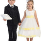 Flower Girl Petal Satin Bodice Double Tulle Layer Dress by TIPTOP KIDS - AS5251