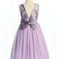 Girl Party Ombre Eyelet Stretch Mesh Dress by AS542 Kids Dream - Girl Formal Dresses
