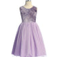 Girl Party Ombre Eyelet Stretch Mesh Dress by AS542 Kids Dream - Girl Formal Dresses