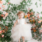 Baby Girl Dress with Ruffled Tulle High-Low Dress by TIPTOP KIDS - AS5658S