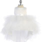 Baby Girl Dress with Ruffled Tulle High-Low Dress by TIPTOP KIDS - AS5658S