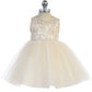 Baby Dress with Gorgeous Illusion Neckline Bodice by TIPTOP KIDS - AS5747S