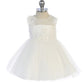 Baby Dress with Embroidery Illusion Neckline by TIPTOP KIDS - AS5753S