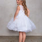 Girl Dress with Gorgeous 3D Flowers and Feathers Dress by TIPTOP KIDS - AS5800