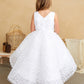 Flower Girl Veritical Beaded Pattern Dress by TIPTOP KIDS - AS5837