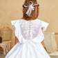 Flower Girl Dress with Satin Butterfly Sleeves by TIPTOP KIDS - AS5840