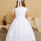 Flower Girl Dress with Floral Embroidery and Rhinestone by TIPTOP KIDS - AS5841