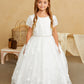 Flower Girl 3D Floral Sleeve Dress by TIPTOP KIDS - AS5845