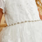 Flower Girl 3D Floral Sleeve Dress by TIPTOP KIDS - AS5845