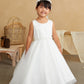 Flower Girl Tulle Sleeveless Lace Bodice Dress by TIPTOP KIDS - AS5846
