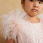 Girl Party Dress with Lace Applique and Fluffy Sleeves by TIPTOP KIDS - AS5848