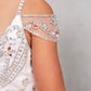 Off Shoulder Beaded Bodice Girl Pageant/Mini Quince Dress by TIPTOP KIDS - AS7021