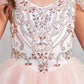 Off Shoulder Beaded Bodice Girl Pageant/Mini Quince Dress by TIPTOP KIDS - AS7021