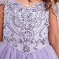 Off Shoulder Beaded Bodice Girl Pageant/Mini Quince Dress by TIPTOP KIDS - AS7021