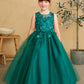 Girl Mini-Quince with Floral Tulle Bodice Dress by TIPTOP KIDS - AS7038