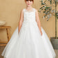Girl Mini-Quince with Floral Tulle Bodice Dress by TIPTOP KIDS - AS7038