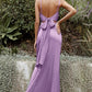 Satin Cowl Gown by Cinderella Divine 7487 -Special Occasion/Curves