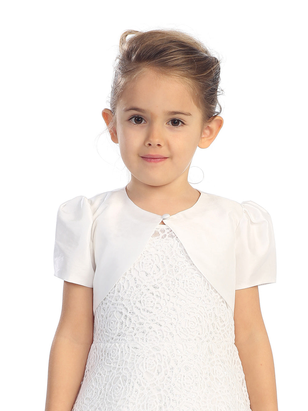 Flower Girl Tafffeta Bolero Jacket Dress by TIPTOP KIDS - AS7903