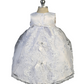 Flower Girl Lace Applique and Bows Dress by TIPTOP KIDS - AS2266