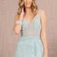 Baby Blue_2 Illusion Sweetheart Mermaid Slit Dress GL3119 - Women Formal Dress - Special Occasion-Curves