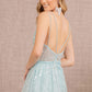 Baby Blue_3 Illusion Sweetheart Mermaid Slit Dress GL3119 - Women Formal Dress - Special Occasion-Curves