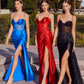Black-Red-Royal_1 Sweetheart Satin Corset Gown CD285 - Women Evening Formal Gown - Special Occasion