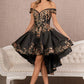 Black-gold_4 GL3098 - Satin Off-Shoulder Sweetheart Neckline Quinceanera Dress