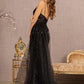 Black_1 Illusion Sweetheart Mermaid Slit Dress GL3119 - Women Formal Dress - Special Occasion-Curves