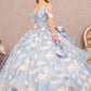 Blue_2 Glitter Cut-Away Shoulder Sweetheart Neck Quinceanera Dress - GL3174