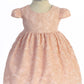 Baby Girl Lace V Back Bow Party Dress- AS532 Kids Dream