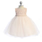 Baby Girl Lace & Mesh Pearl Trim Party Dress - AS456B-B Kids Dream