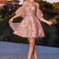 Blush Strapless Sweetheart Corset Dress KV1089 - Cocktail Dress