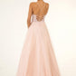 Blush_1 Embroidery Spaghetti Strap A-Line Women Bridal Gown - GL1917 GLS
