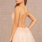 Blush_2 Illusion V-Neck A-Line Slit Women Formal Dress - GL3152 - Special Occasion-Curves