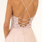 Blush_3 Embroidery Spaghetti Strap A-Line Women Bridal Gown - GL1917 GLS