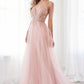 A-Line Layered Tulle Dress by Cinderella Divine - CD0154- Special Occasion/Curves